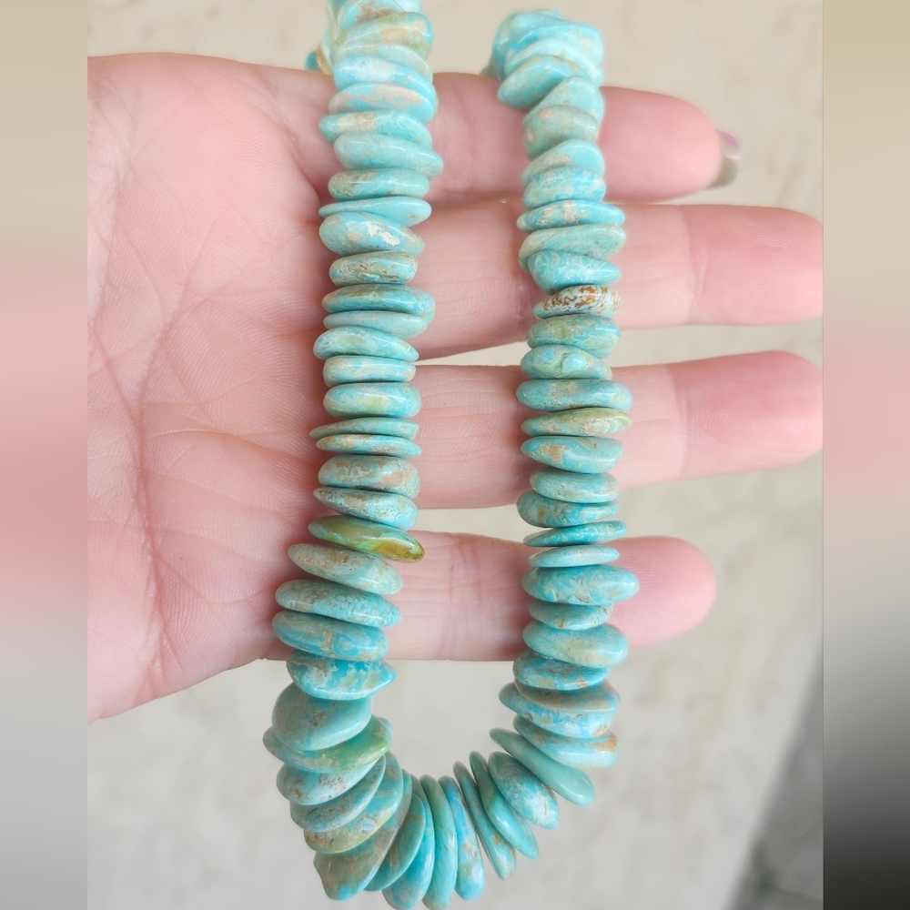 Turquoise Beaded Necklace - Picture 7 of 16
